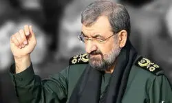 دیدار محسن رضایی با خانواده شهید لاریجانی