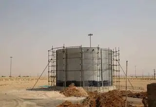 مخزن آب شهر خمین هدف حمله قرار گرفت