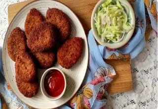 طرز تهیه کوکو باکوان مرغ و سبزیجات خوشمزه و خارجی