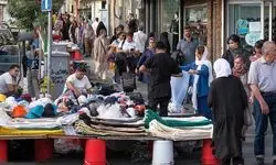دستفروشی در پیاده‌روها؛ پناهگاه اقتصاد بی‌پناه مانده!