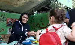 گردهمایی جامعه ورزش بانوان در میدان انقلاب +فیلم
