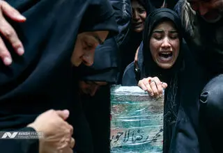 تشییع شهدای تعرض رژیم صهیونی به ایران