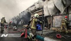 استقرار موقت غرفه‌داران بازارچه جنت آباد در محل جدید