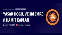 جزییات برنامه کشتی‌گیران در جام وهبی امره و یاشاردوغو