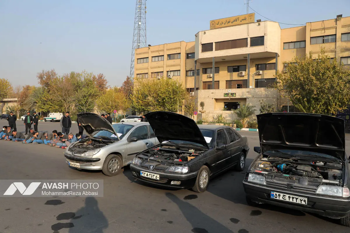 اجرای طرح دستگیری سارقان و مالخران در شهر تهران
