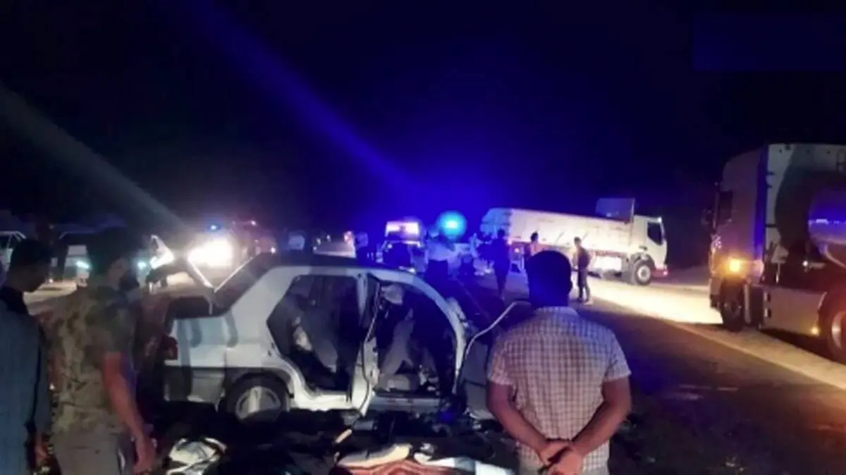 تصادف مرگبار در جاده بندرعباس +عکس