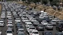 ترافیک سنگین درمحورهای منتهی به تهران و کرج 