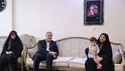 دیدار معاون رئیس‌جمهور با خانواده شهید «دکتر فریدون عباسی»