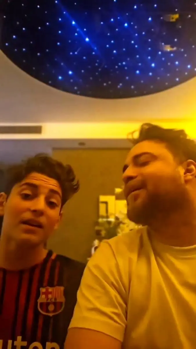 پسر بابک جهانبخش هم خواننده شد!+ویدیو