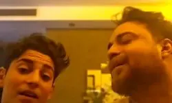 پسر بابک جهانبخش هم خواننده شد!+ویدیو