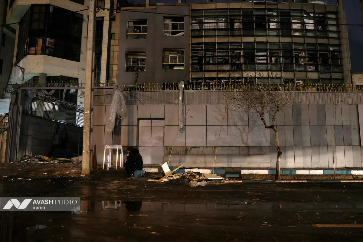 حمله موشکی آمریکایی - صهیونیستی به مناطقی از شمال تهران