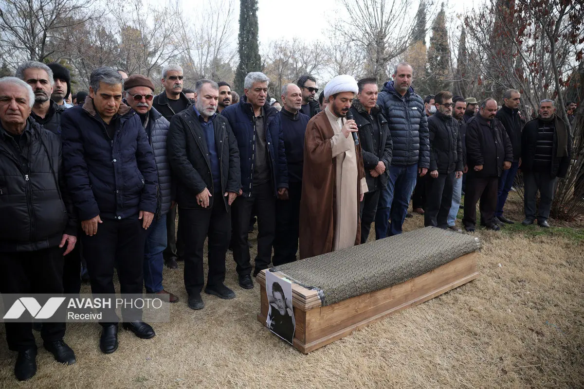 مراسم تشییع پیکر «رضا رویگری»