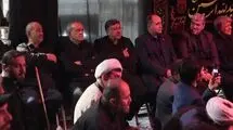 حضور رئیس‌جمهور در مراسم روضه خانگی شهید علی لاریجانی