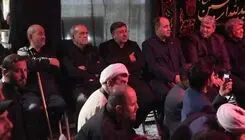 حضور رئیس‌جمهور در مراسم روضه خانگی شهید علی لاریجانی
