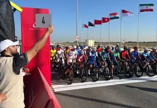 پایان رقابت دختران رکابزن جوان ایران