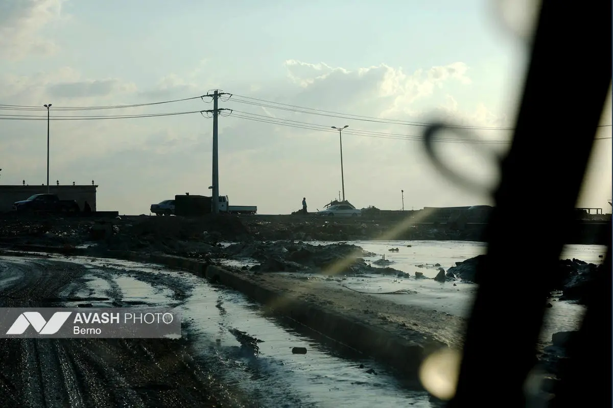 جزیره قشم پس از وقوع سیل