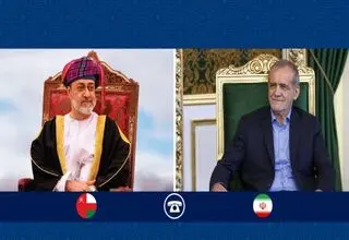 تماس تلفنی مسعود پزشکیان و سلطان عمان