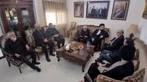 نوه امام به منزل شهید سید حسن نصرالله رفت