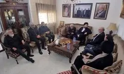 نوه امام به منزل شهید سید حسن نصرالله رفت
