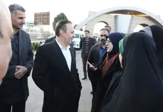 مهاجرانی به قزوین رفت