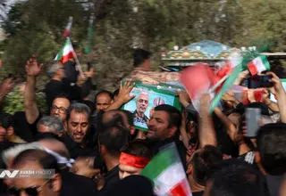 تشییع پیکرشهید محمد باقری و شهید محرابی در بهشت زهرا - تهران