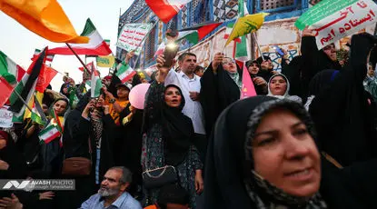 تجمع بزرگ مردمی عید غدیر«ایران؛ ذوالفقار علی»