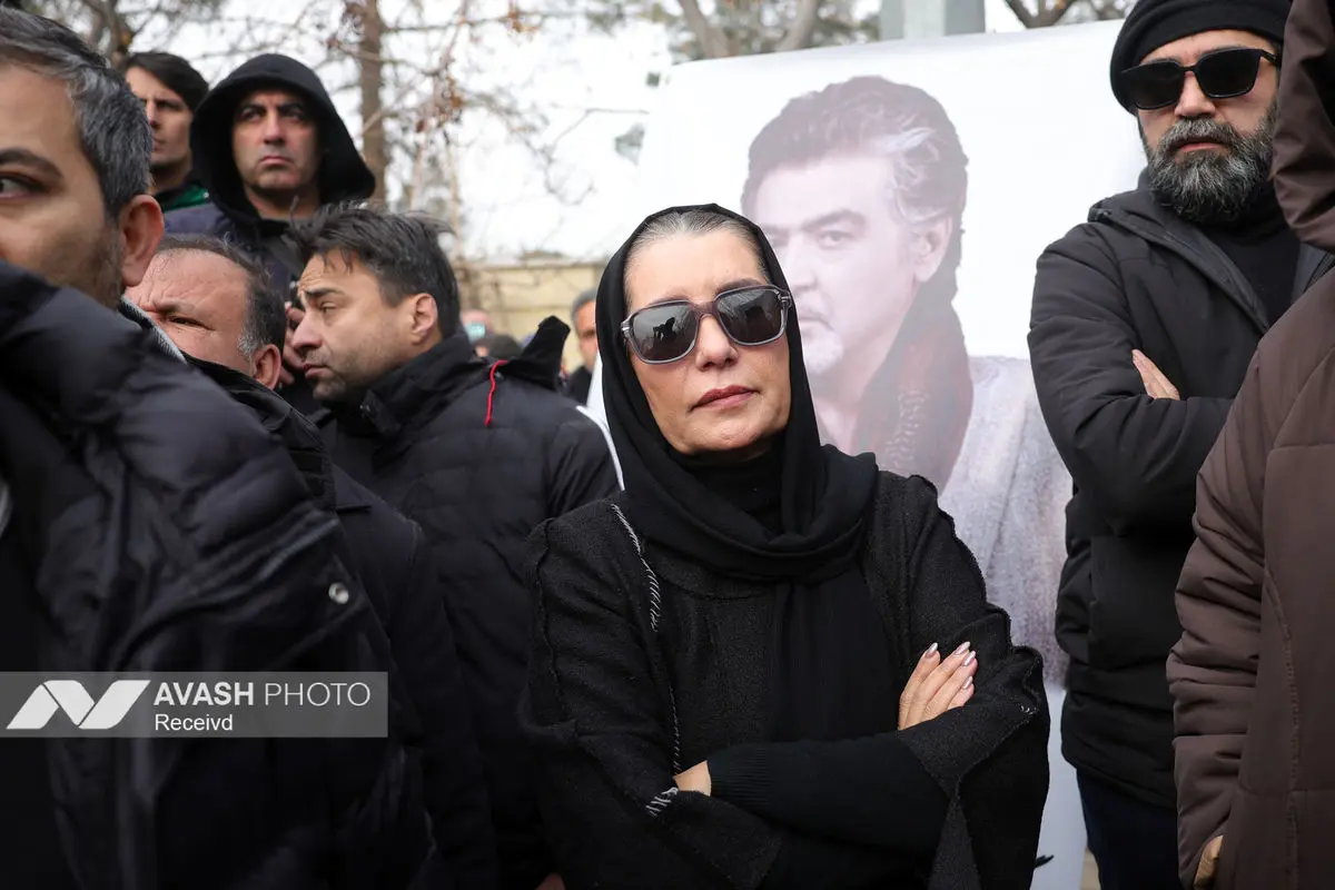 مراسم تشییع پیکر «رضا رویگری»