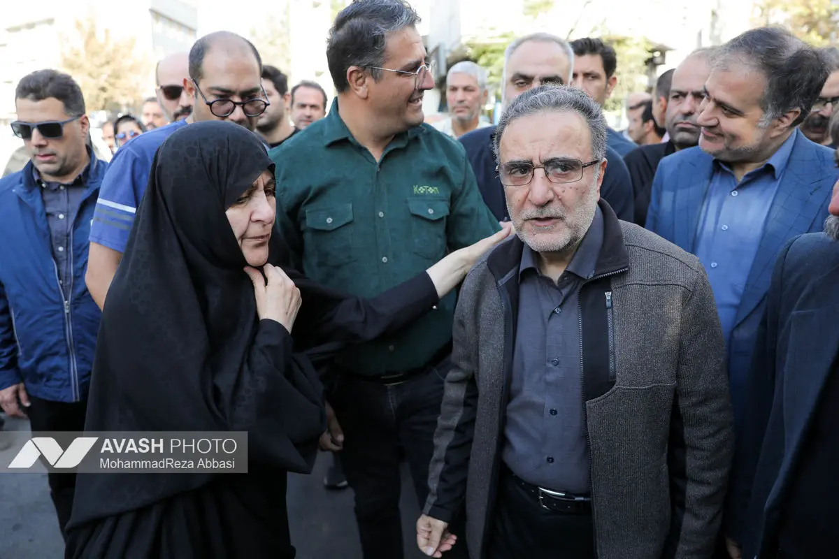 مراسم تشییع سید محمد تاج زاده