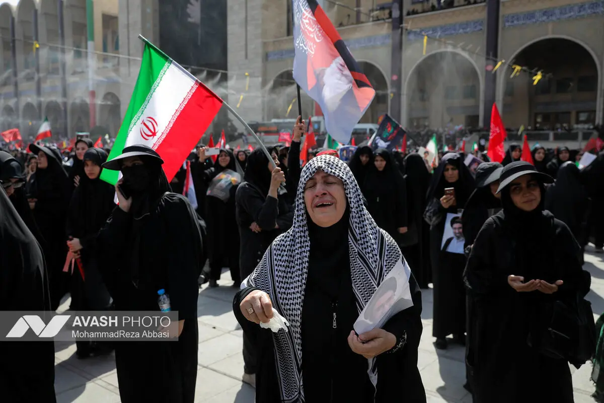 مراسم وداع با رهبر شهید انقلاب
