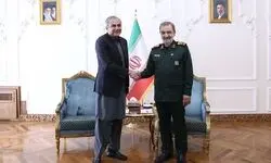 وزیر کشور پاکستان با دبیر شورای عالی امنیت ملی دیدار کرد