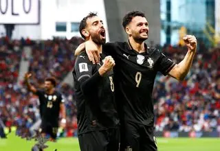 رونالدو تماشاگر بمباران پرتغال/ صعود خوفناک یاران کریستیانو به جام جهانی