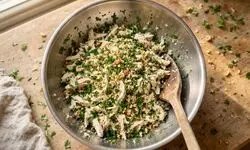  طرز تهیه سالاد مرغ و گردو ارمنی 