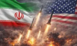 حمله ارتش متجاوز آمریکایی به منطقه‌ای در گیلان