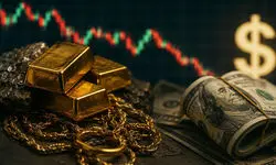 طلا جهانی در مرز ۴ هزار دلار/ پیش‌بینی بازار طلای ایران در محاصره دلار و جنگ