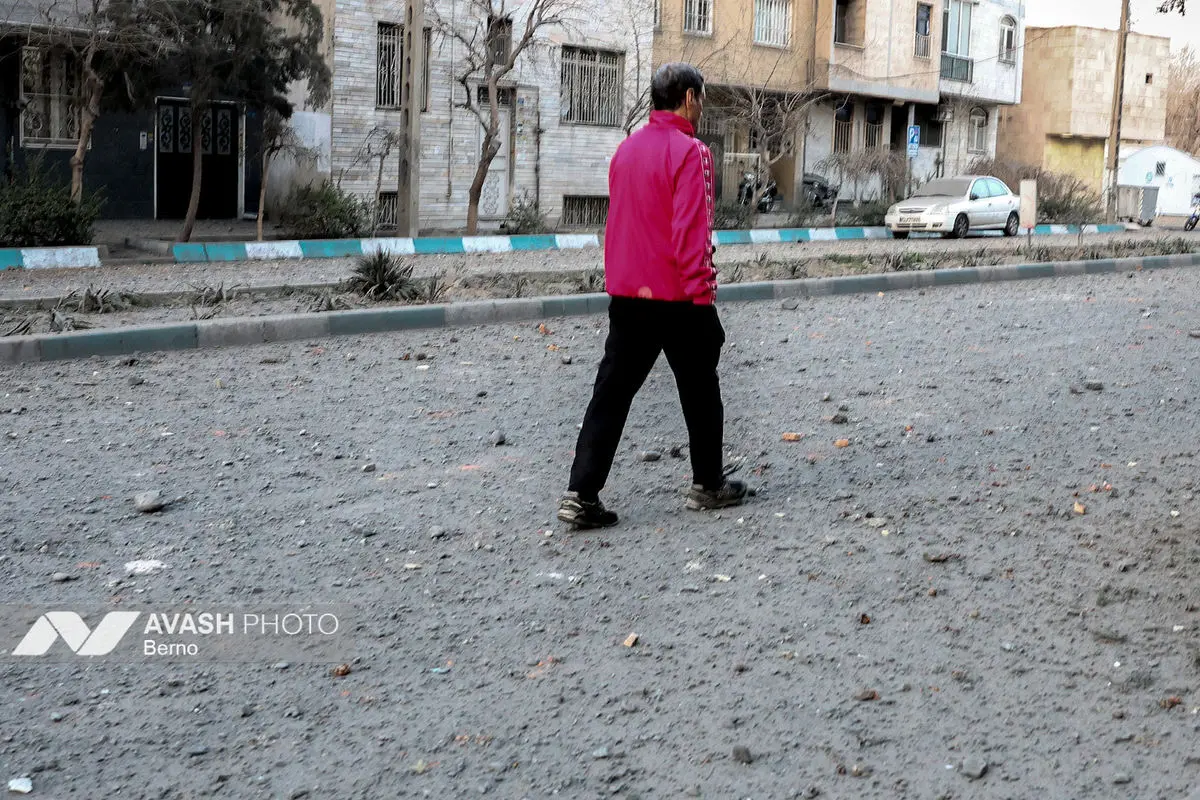 حمله هوایی صبح  امروز به تهران