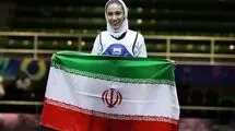 اولین طلای تکواندو به نام دختر ایرانی ضرب شد/ نمایش مقتدرانه ساینا کرمی با کسب مدال خوشرنگ