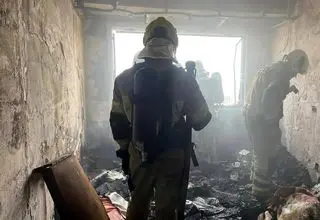 فیلم آتش در طبقه دهم برج مسکونی 