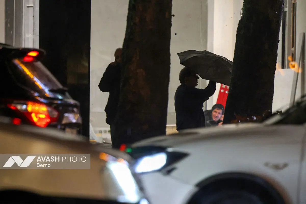 بارش باران پاییزی در تهران