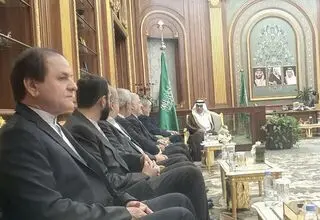 دیدار هیات پارلمانی ایران با نایب‌رئیس مجلس عربستان
