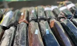 کشف انبوه مواد مخدر توسط پلیس + ببینید 
