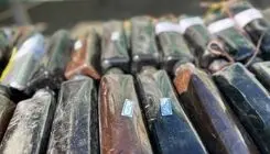 کشف انبوه مواد مخدر توسط پلیس + ببینید 