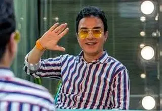 عمو پورنگ به عیادت بچه‌های مجروح رفت 