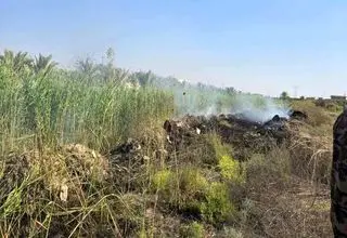 سقوط یک پهپاد در نزدیکی خانه رئیس پارلمان عراق + عکس 