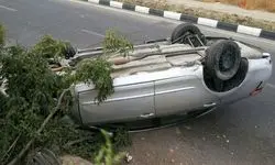 واژگونی مرگبار و شبانه تویوتا کمری