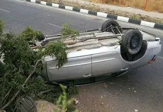 واژگونی مرگبار و شبانه تویوتا کمری