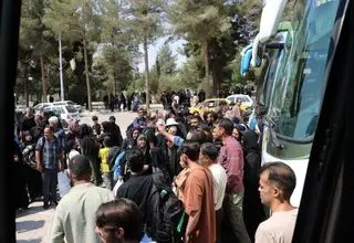 واژگونی ون زائران ایرانی در جاده نجف – مهران با ۱۰ مصدوم