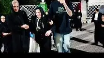 تشییع پیکر امید جهان در بم + فیلم
