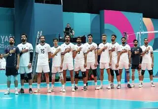 صعود کردن بدون دردسر مردان والیبال ایران به فینال بازی‌های کشورهای اسلامی