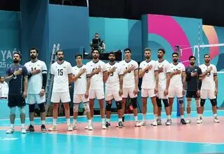 صعود کردن بدون دردسر مردان والیبال ایران به فینال بازی‌های کشورهای اسلامی