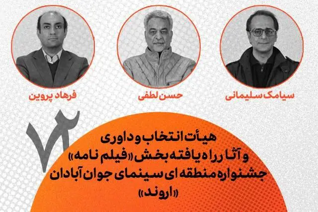 معرفی هیأت انتخاب و داوری بخش فیلم‌نامه جشنواره «اروند» 